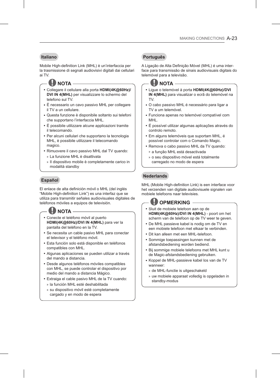LG 65UB950V User Manual | Page 26 / 359