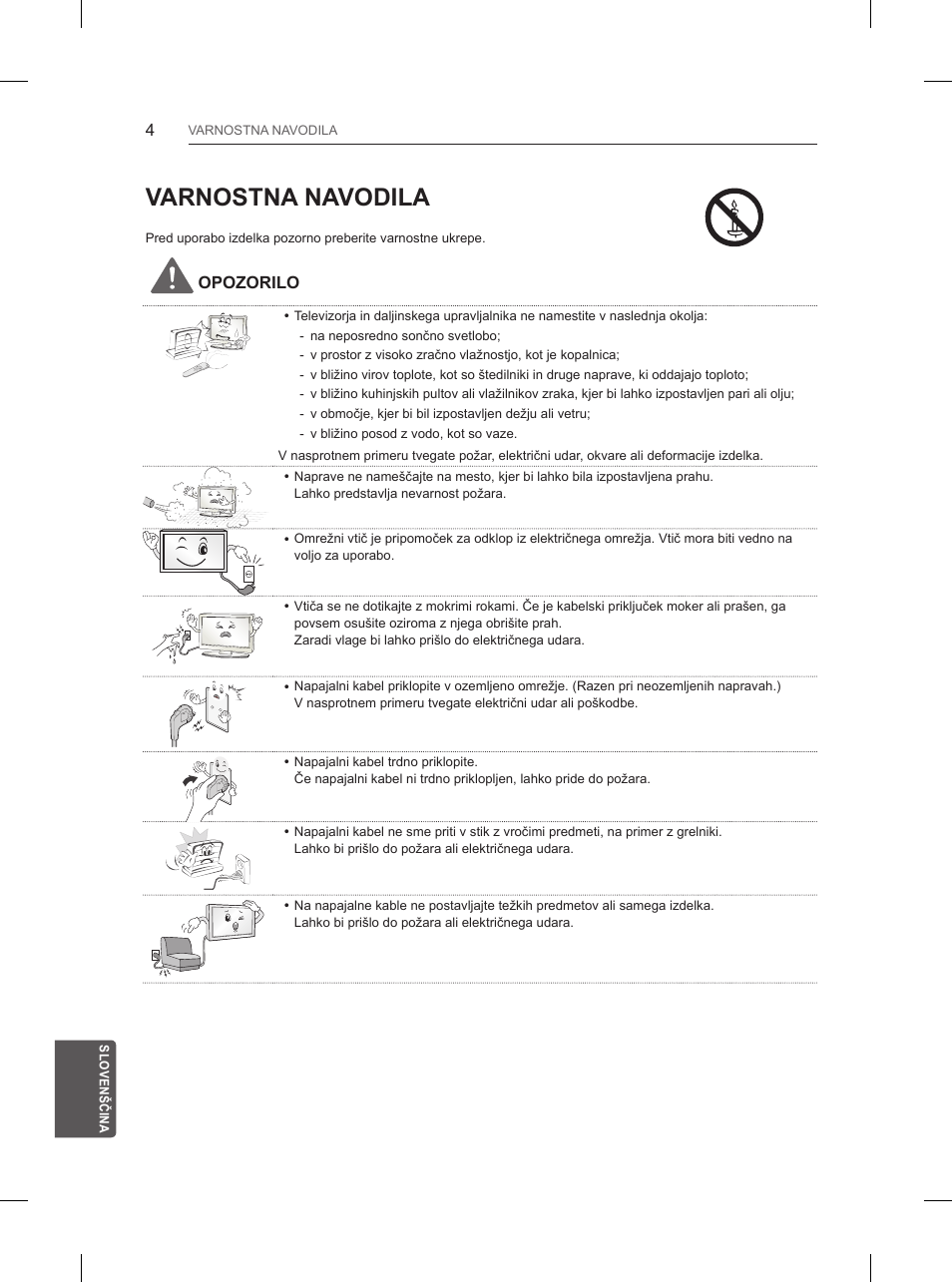 Varnostna navodila | LG 65UB950V User Manual | Page 323 / 359