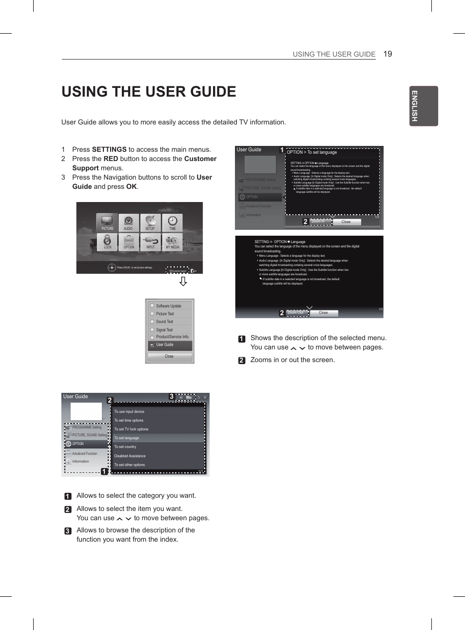 Using the user guide | LG 60PN6500 User Manual | Page 26 / 215