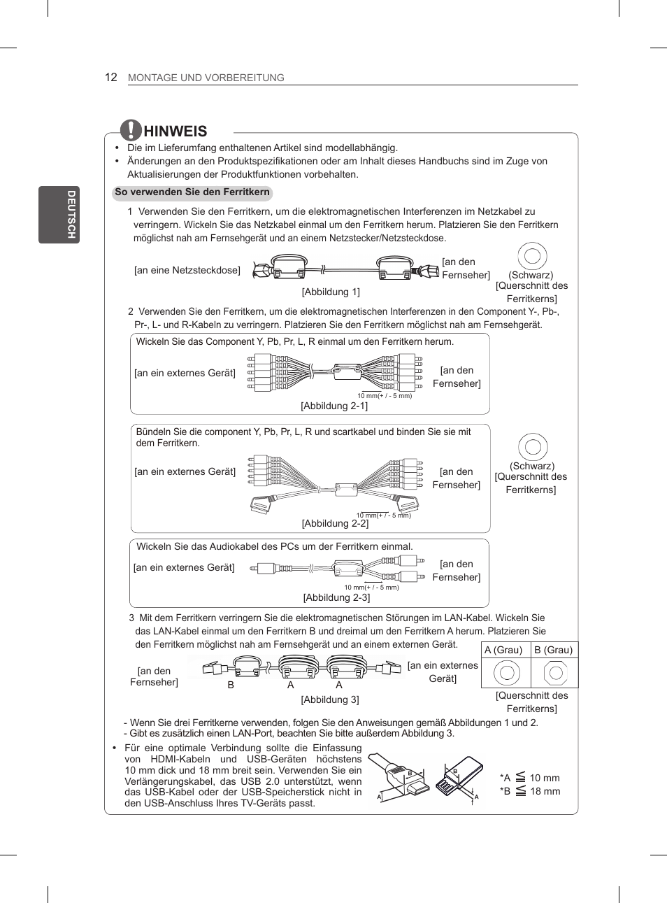 Hinweis | LG 60PN6500 User Manual | Page 39 / 215