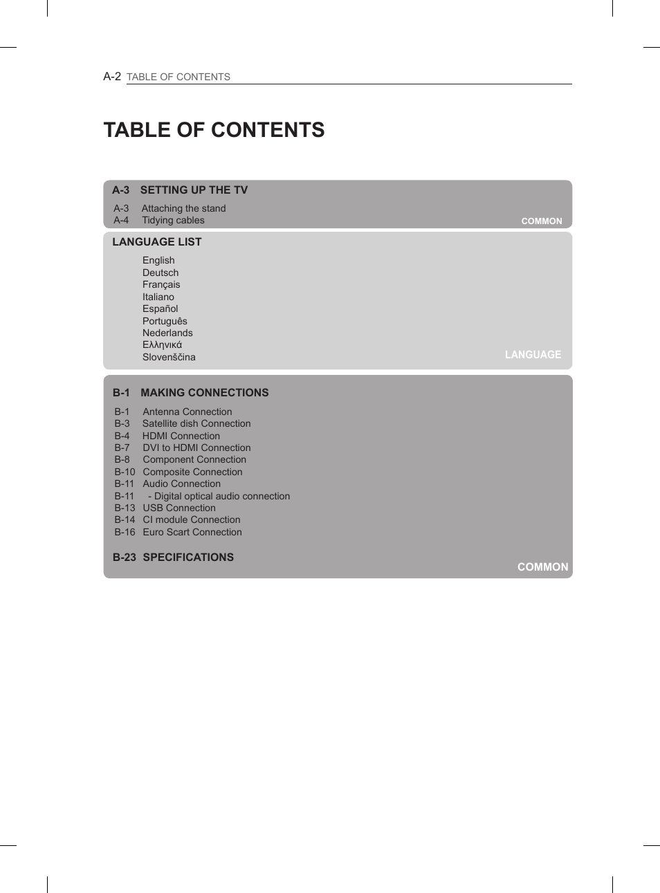 LG 60PN6500 User Manual | Page 5 / 215