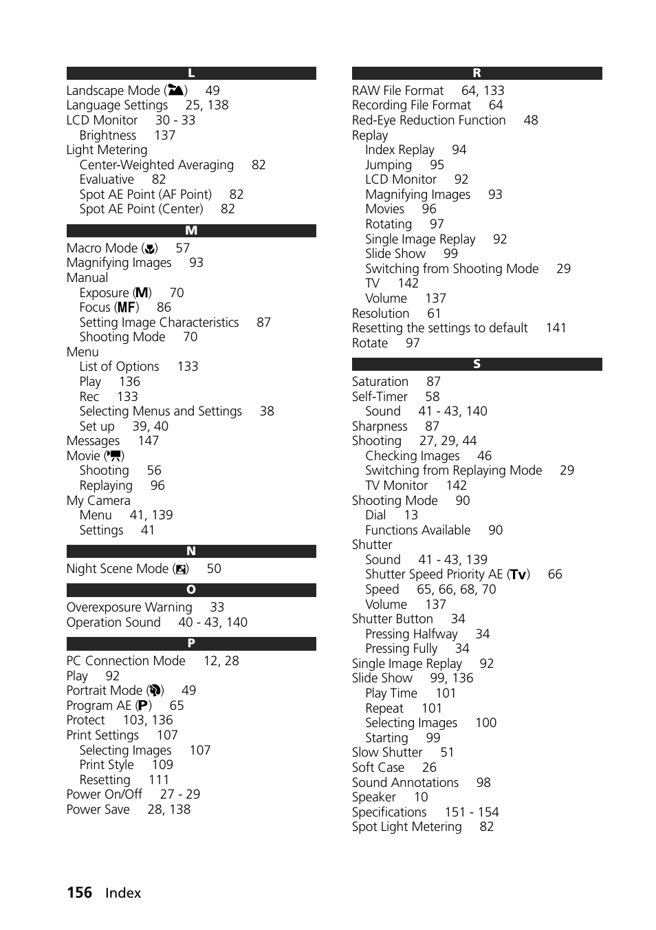 Canon PowerShot S30 User Manual | Page 158 / 163