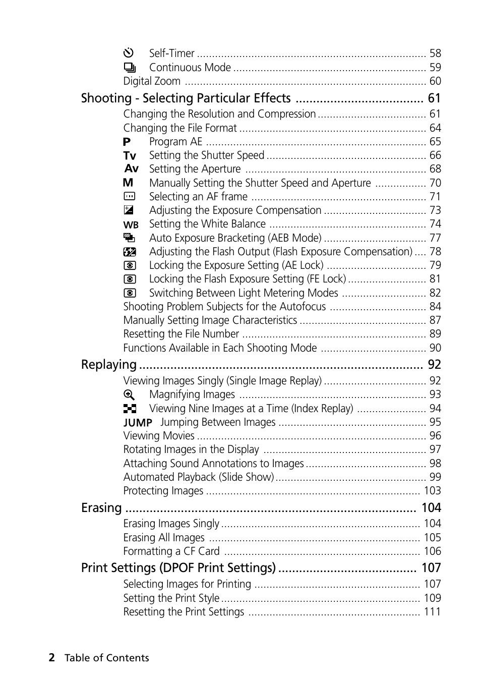 Canon PowerShot S30 User Manual | Page 4 / 163