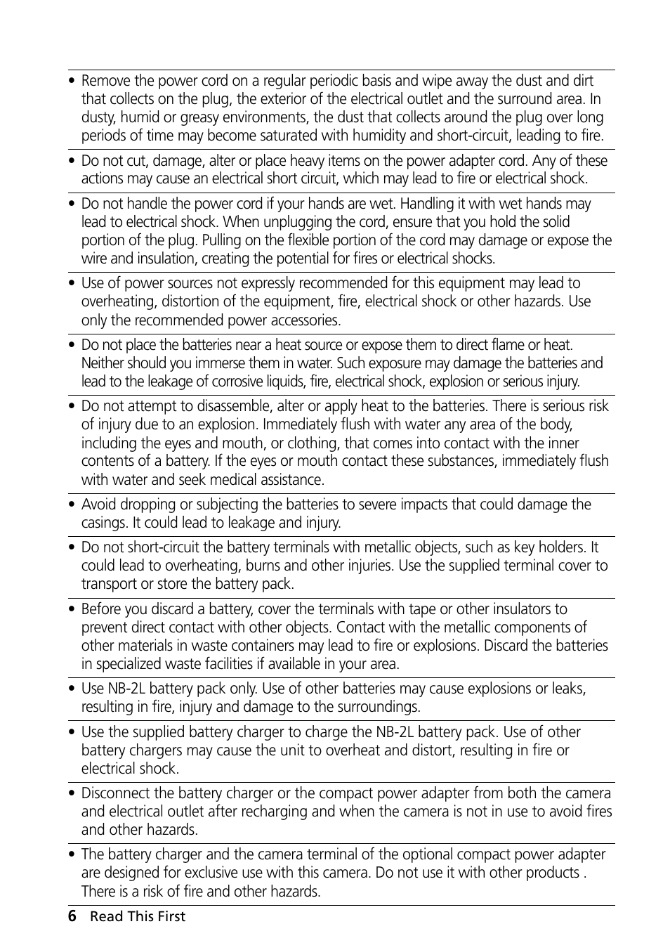 Canon PowerShot S30 User Manual | Page 8 / 163