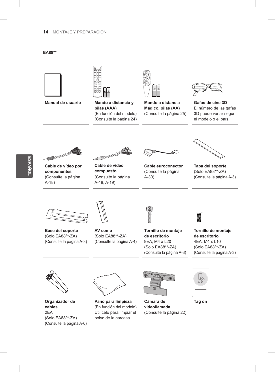 LG 55EA880V User Manual | Page 174 / 316