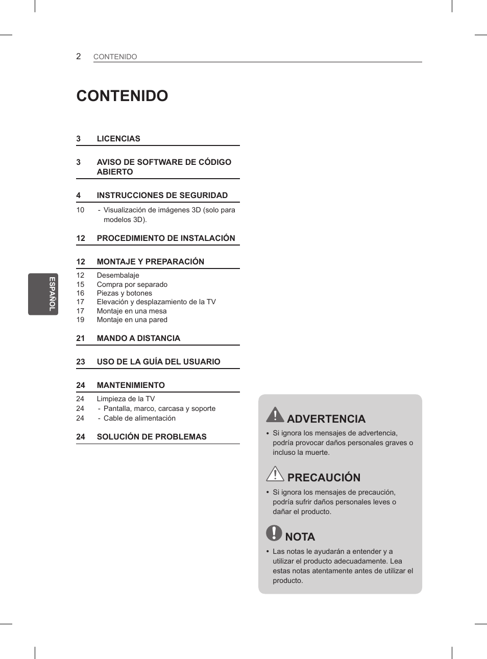 LG 47LM615S User Manual | Page 110 / 261