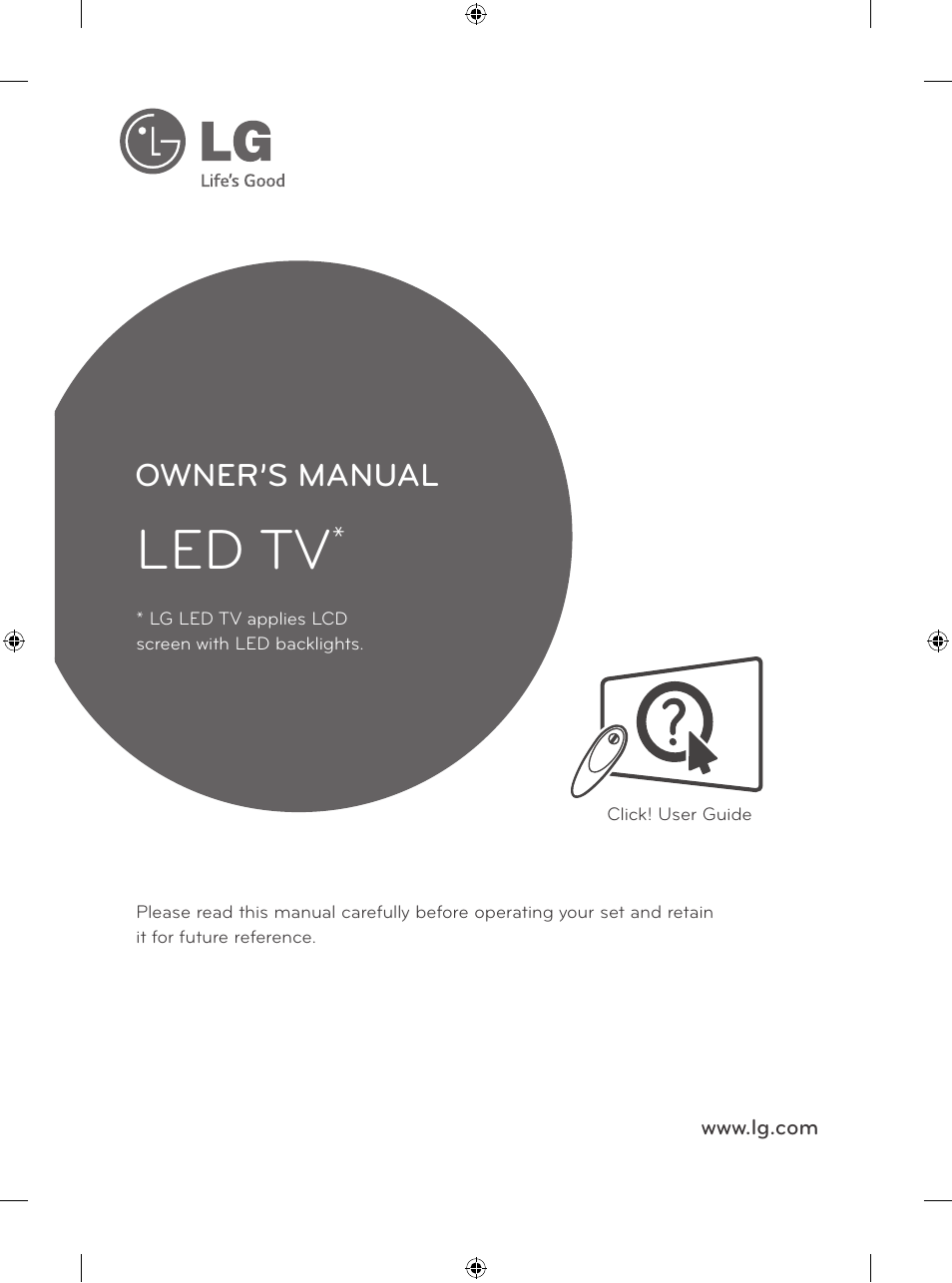 Eu_01_mfl68027012_english, Led tv | LG 60LB650V User Manual | Page 50 / 359