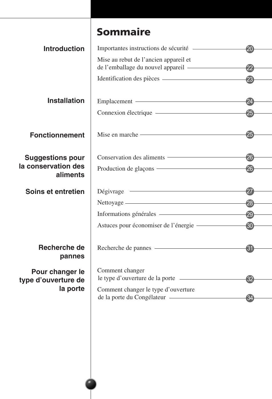 Sommaire | LG GC-154GQW User Manual | Page 18 / 50