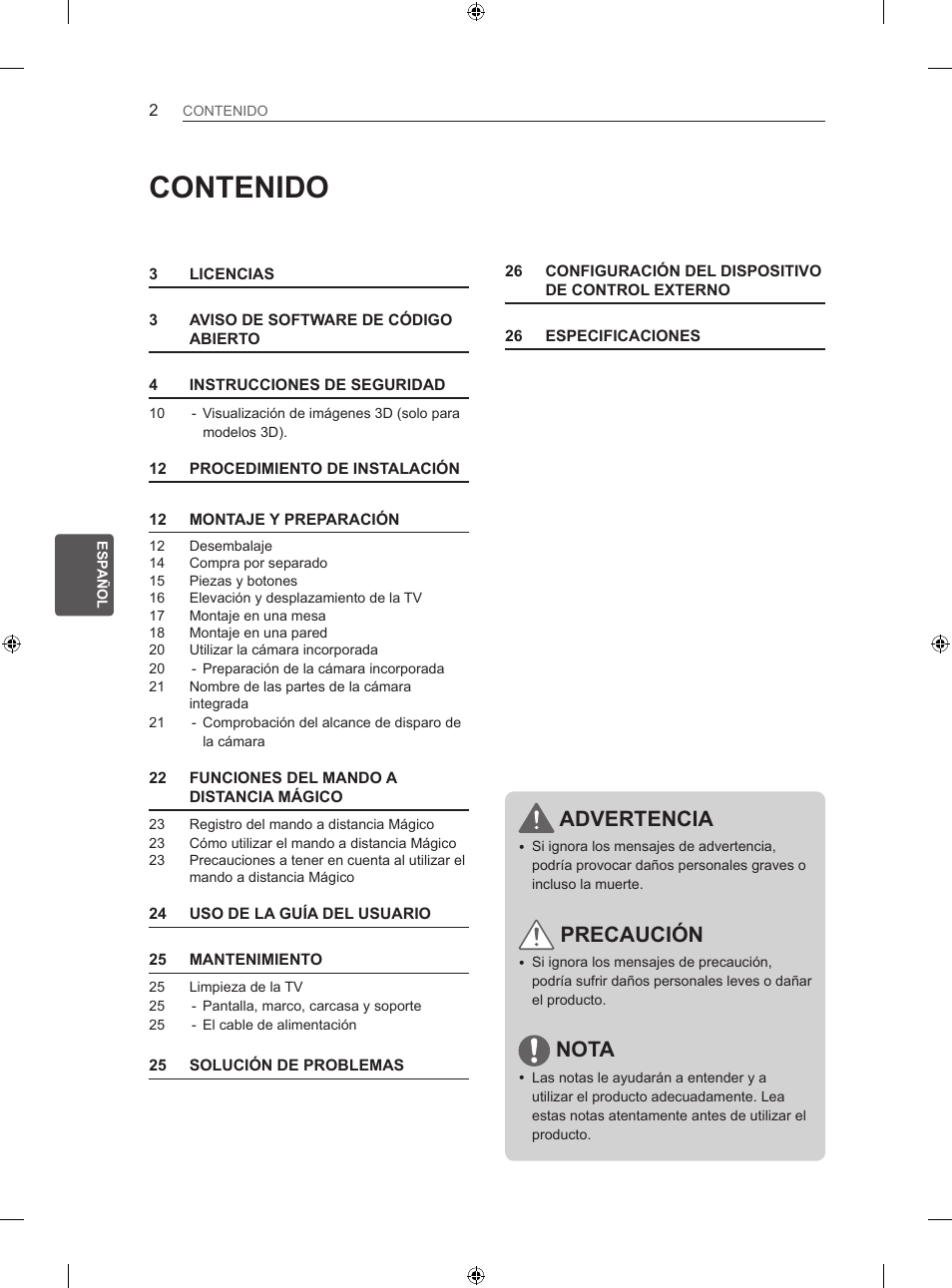 LG 60LA860V User Manual | Page 117 / 287