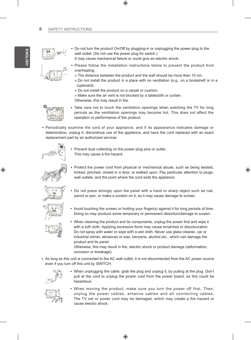 LG 60LA860V User Manual | Page 15 / 287