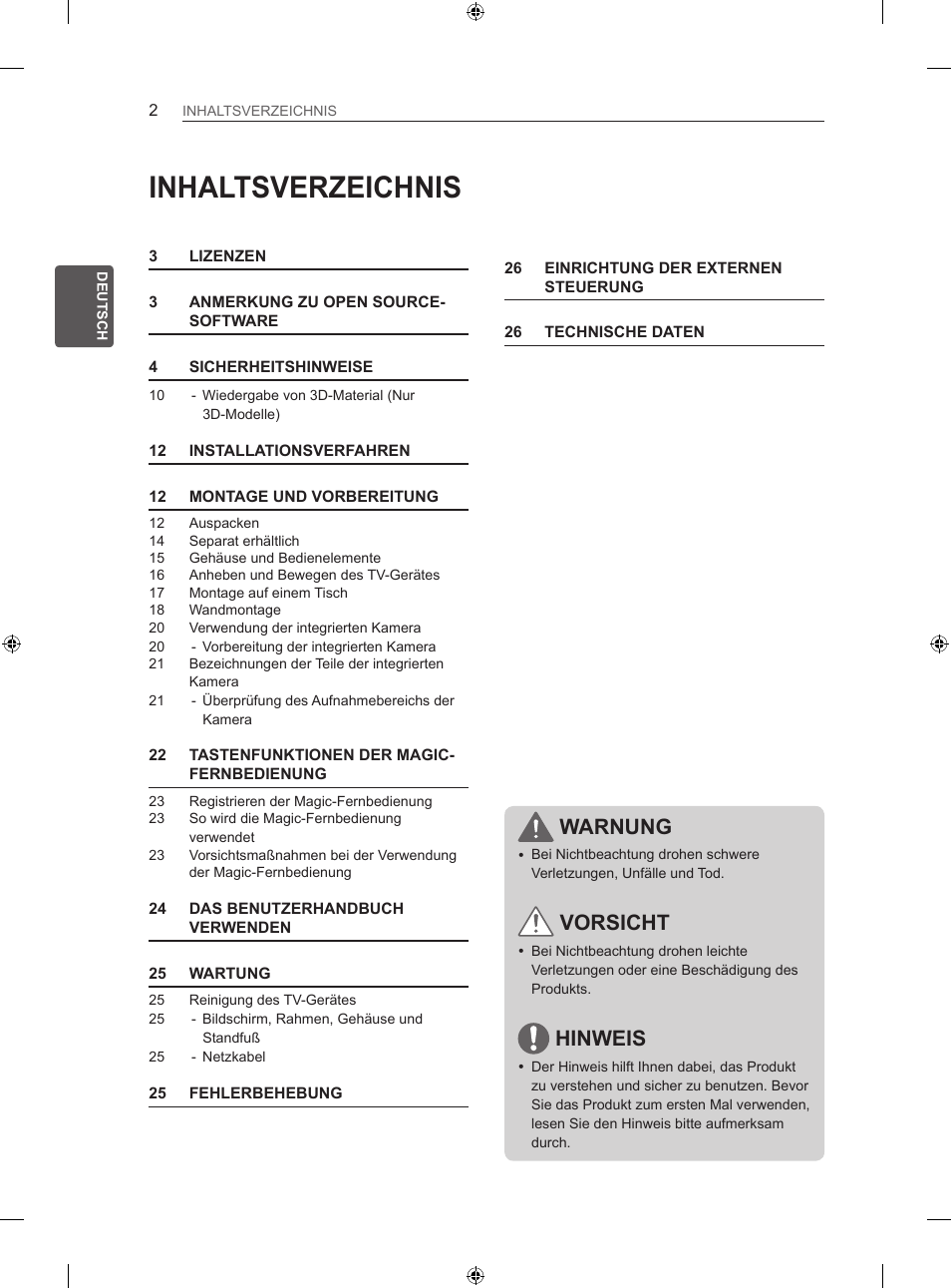 LG 60LA860V User Manual | Page 35 / 287