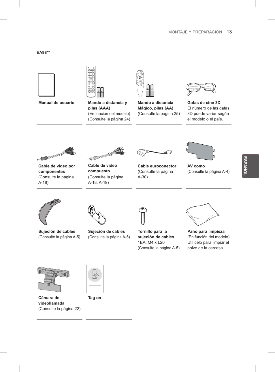 LG 55EA980V User Manual | Page 176 / 319