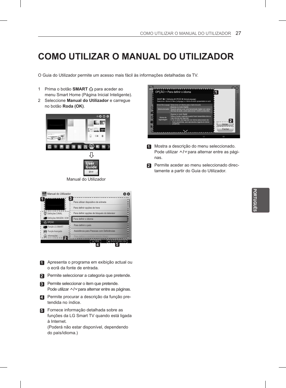 Como utilizar o manual do utilizador | LG 55EA980V User Manual | Page 220 / 319