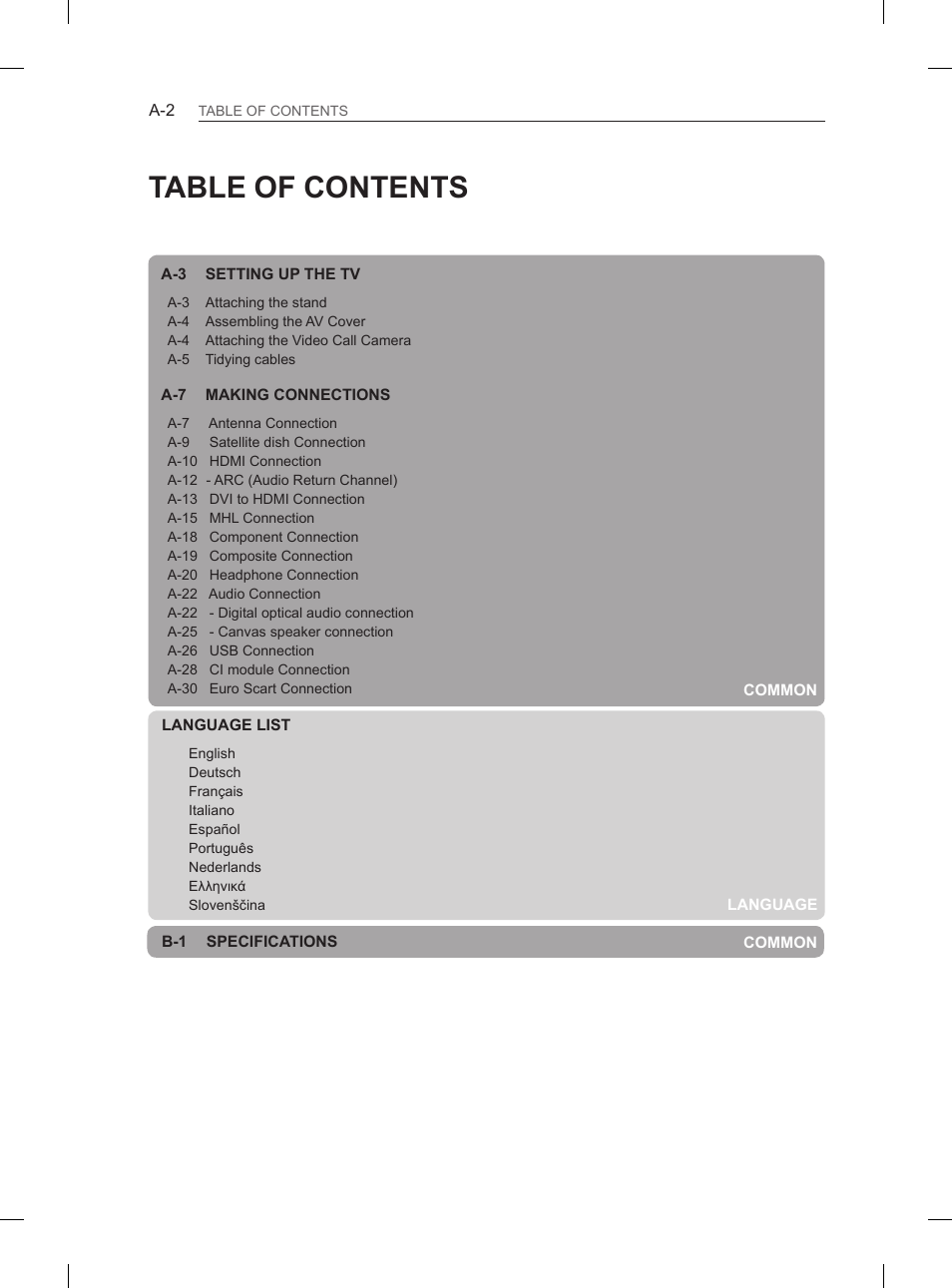 LG 55EA980V User Manual | Page 5 / 319