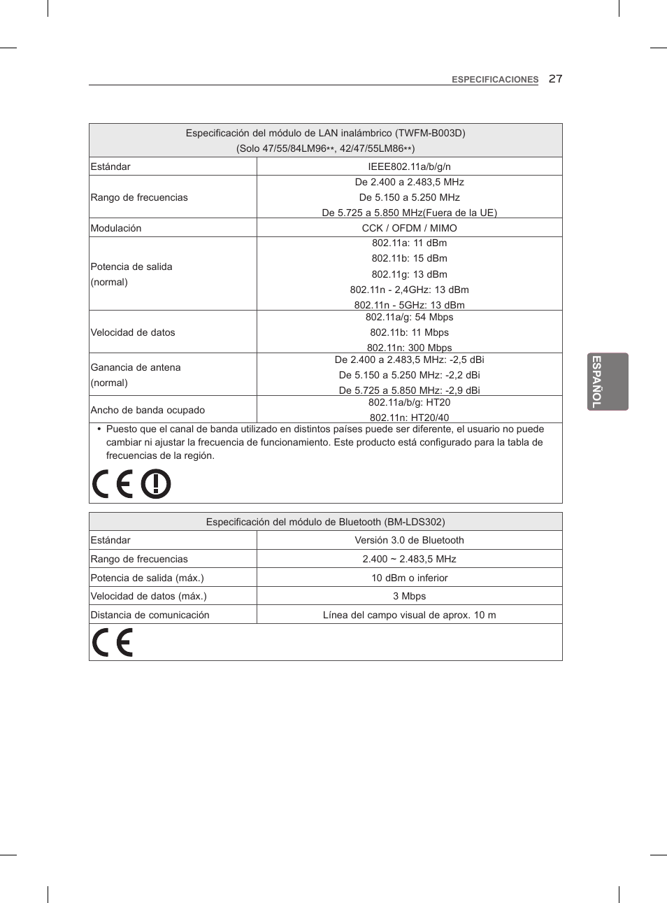 LG 47LM860V User Manual | Page 155 / 313