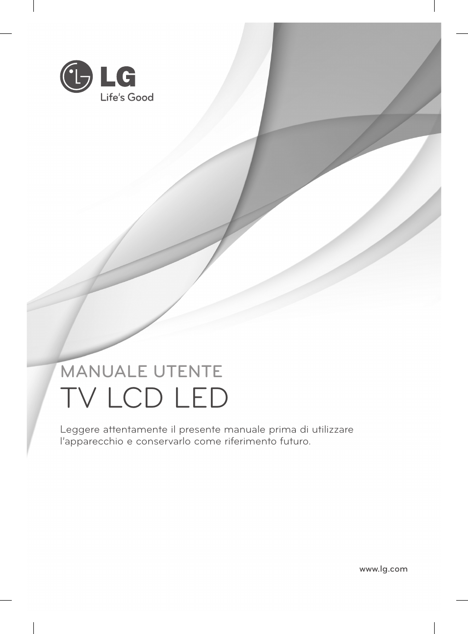 Mfl67441711_3_ita, Tv lcd led, Manuale utente | LG 47LM860V User Manual | Page 95 / 313