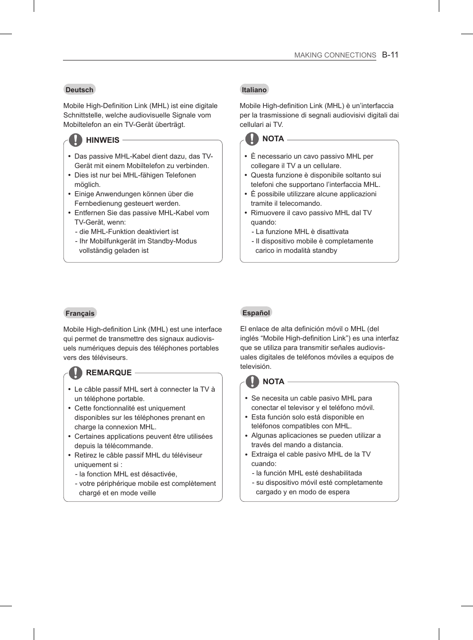 LG 29LN450B User Manual | Page 202 / 223