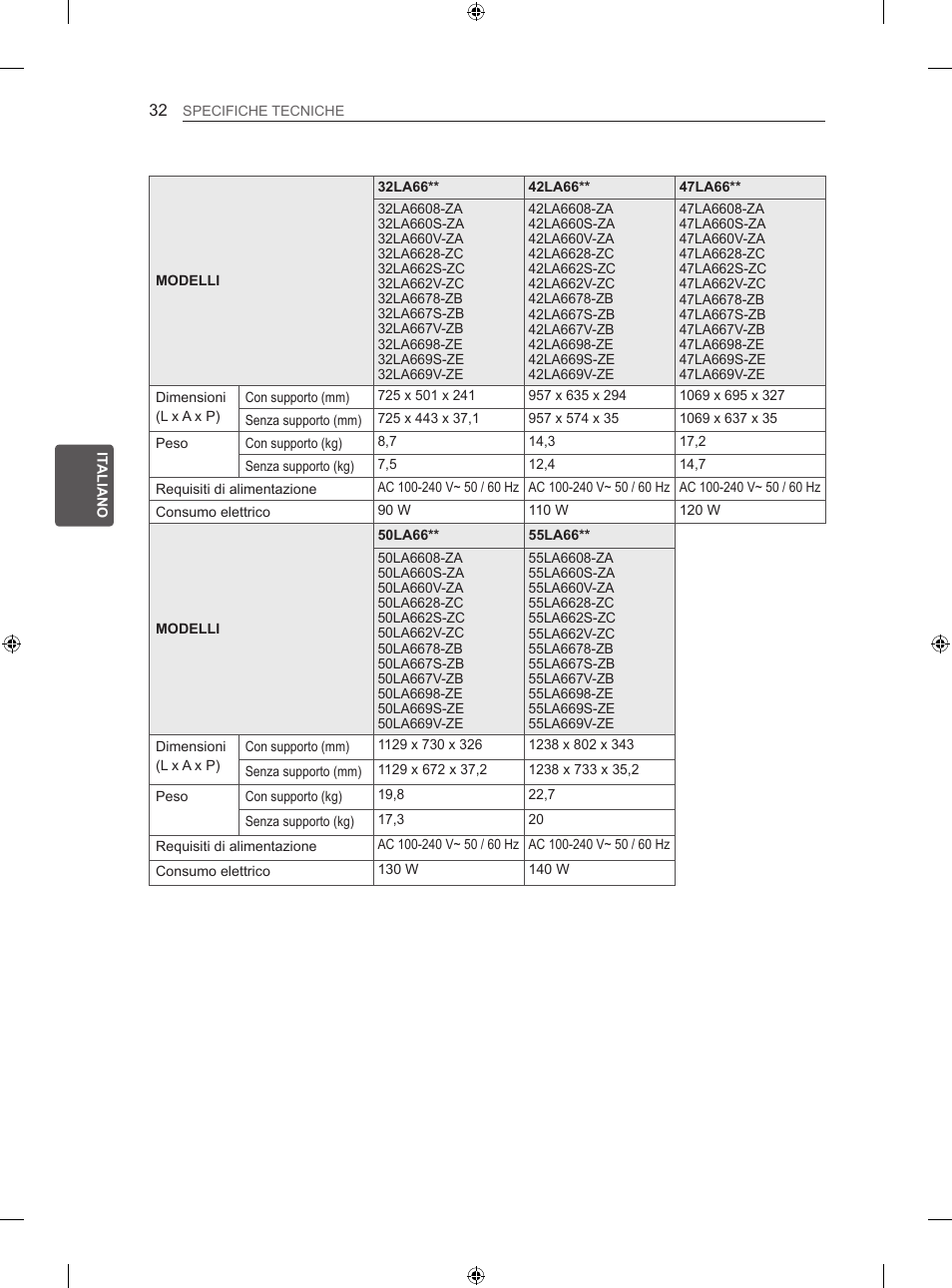 LG 47LA640S User Manual | Page 129 / 329