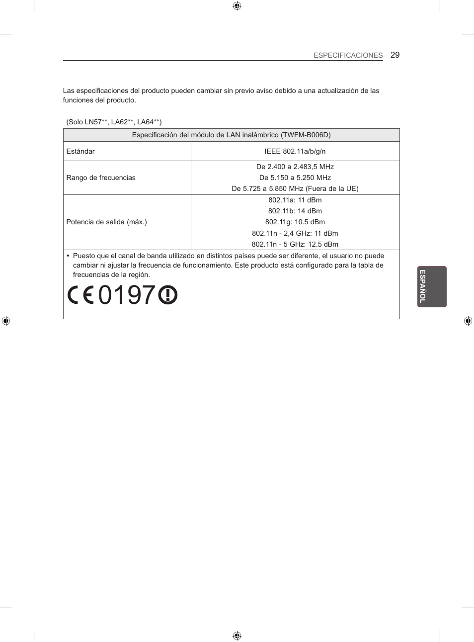 LG 47LA640S User Manual | Page 164 / 329