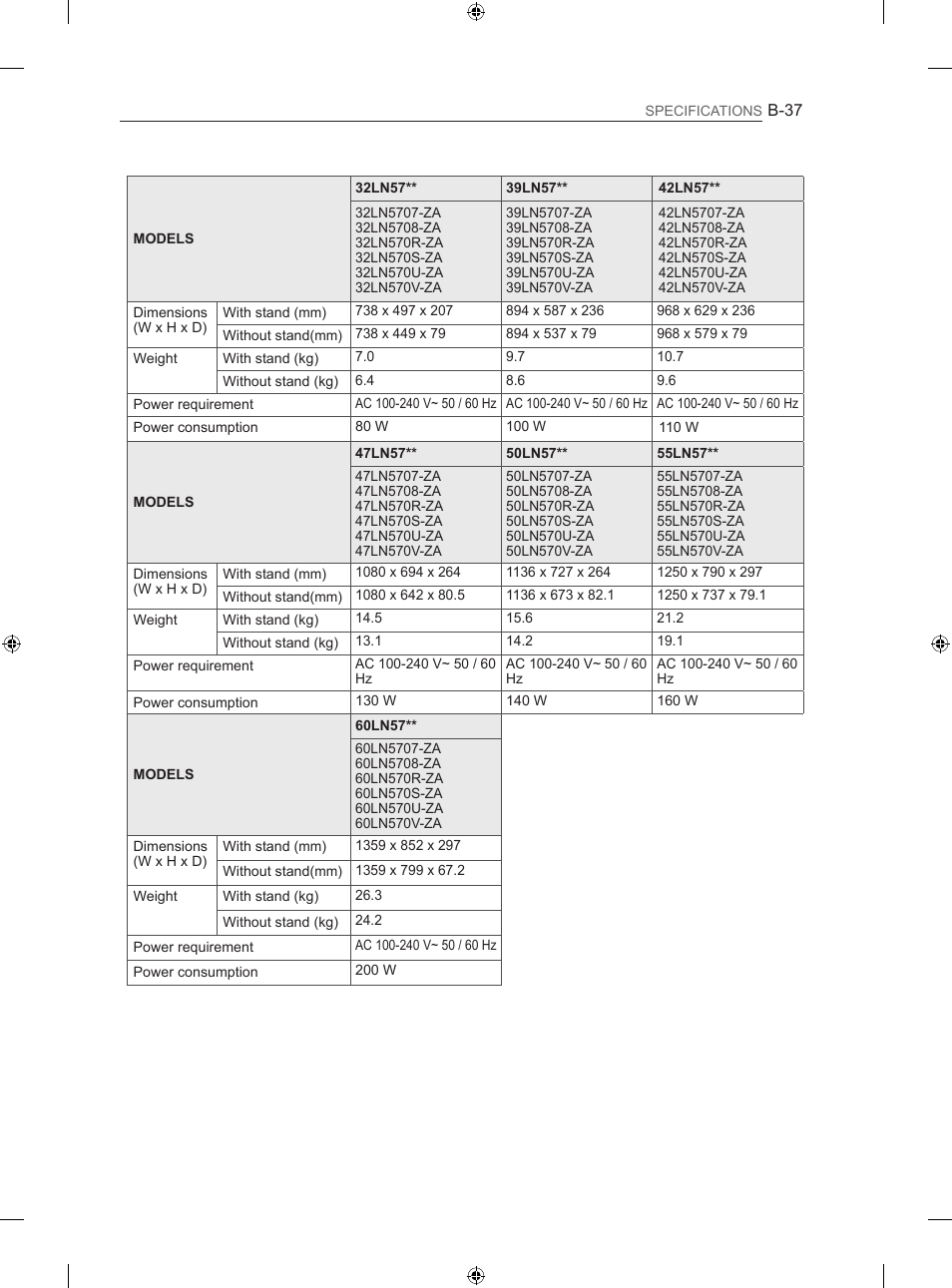 LG 47LA640S User Manual | Page 322 / 329