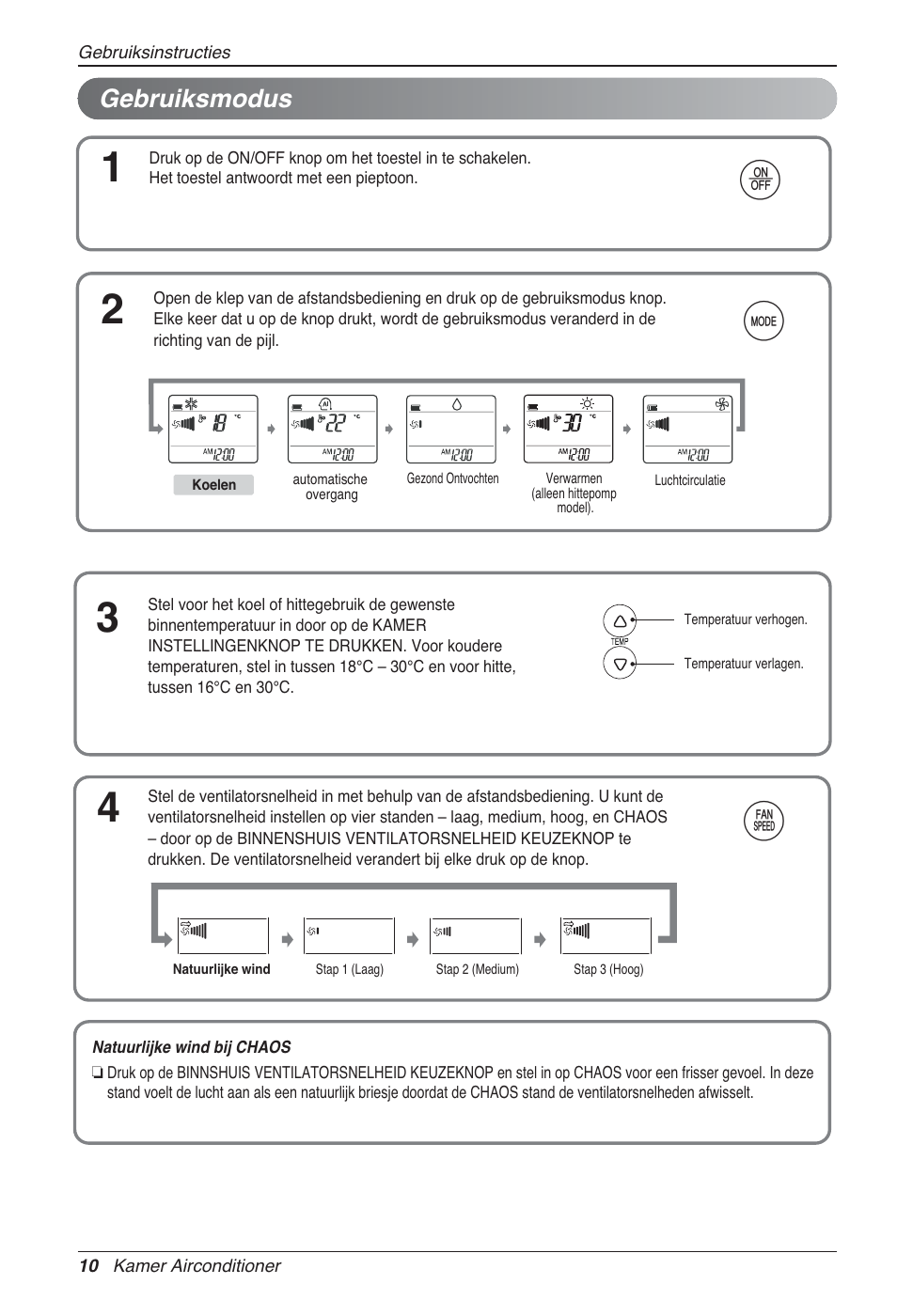 Df g, Gebruiksmodus | LG MA09AH1 User Manual | Page 156 / 167