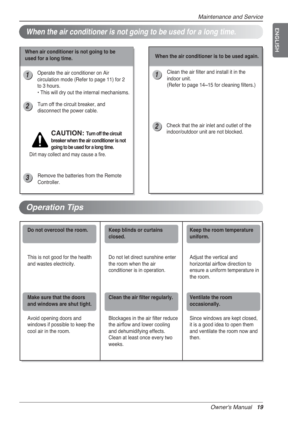 LG MA09AH1 User Manual | Page 19 / 167