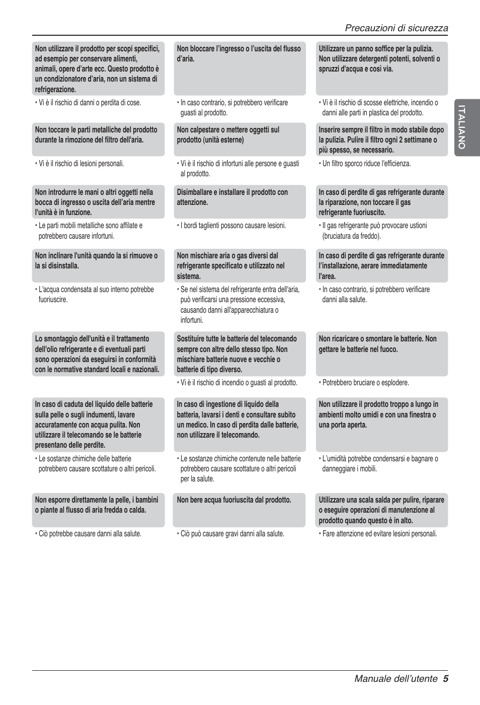 LG MA09AH1 User Manual | Page 25 / 167