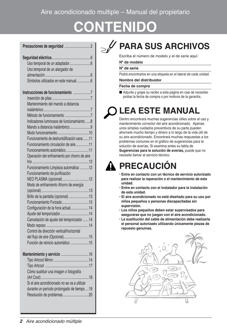 LG MA09AH1 User Manual | Page 42 / 167