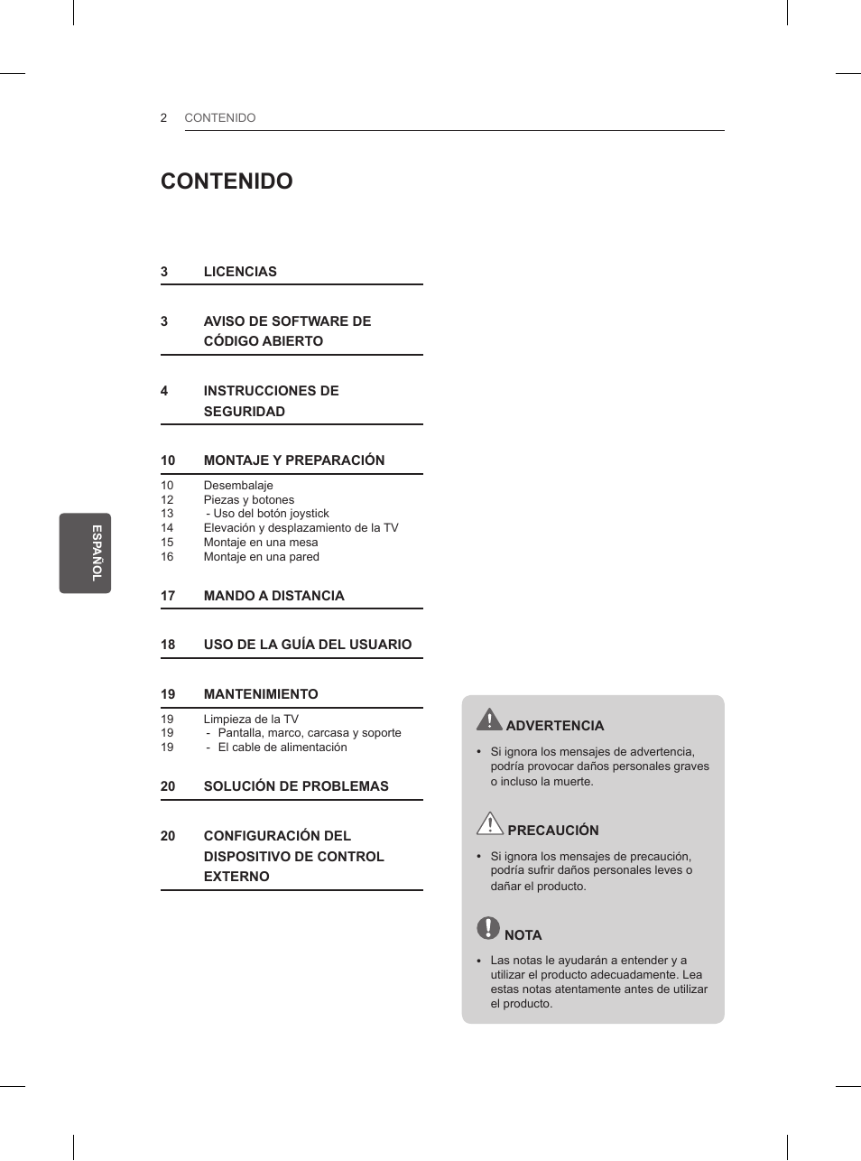 LG 42LN5200 User Manual | Page 106 / 208