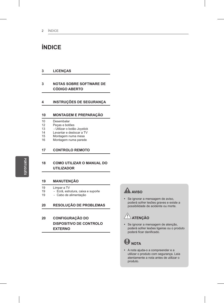 Índice | LG 42LN5200 User Manual | Page 126 / 208