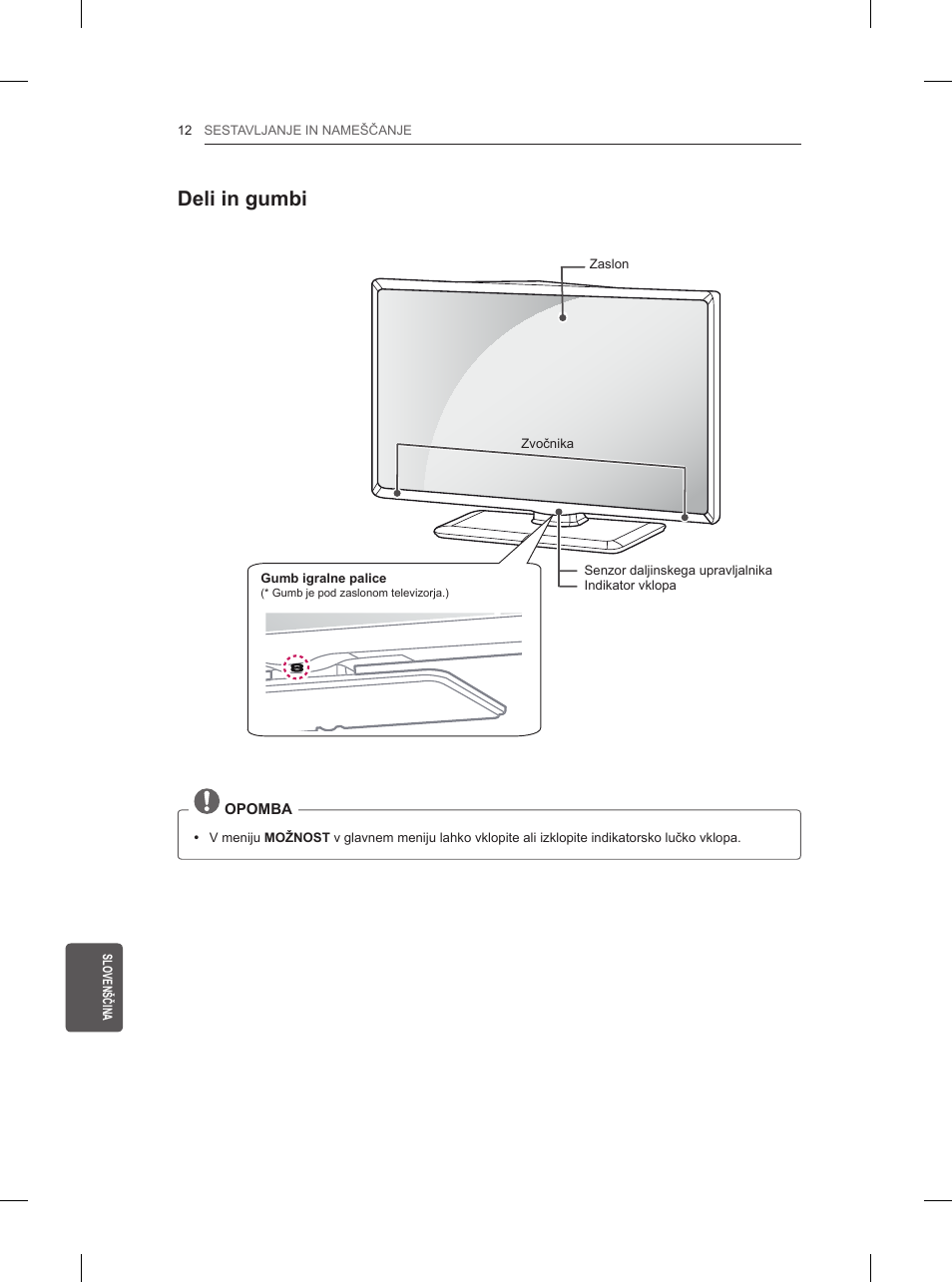 Deli in gumbi | LG 42LN5200 User Manual | Page 196 / 208