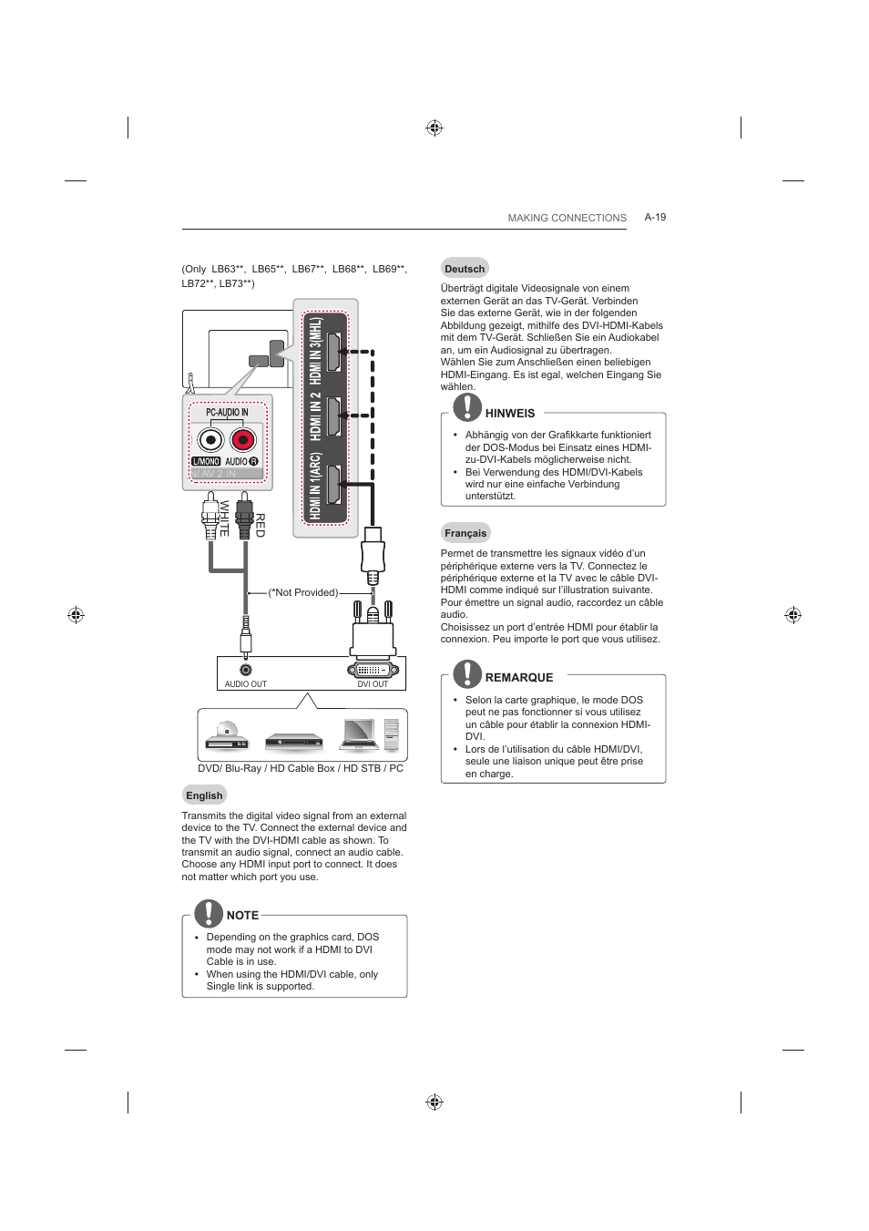 LG 60LB730V User Manual | Page 19 / 356