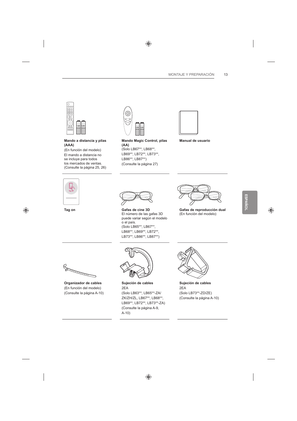 Mark list flashbk energy saving, Av mode input | LG 60LB730V User Manual | Page 199 / 356