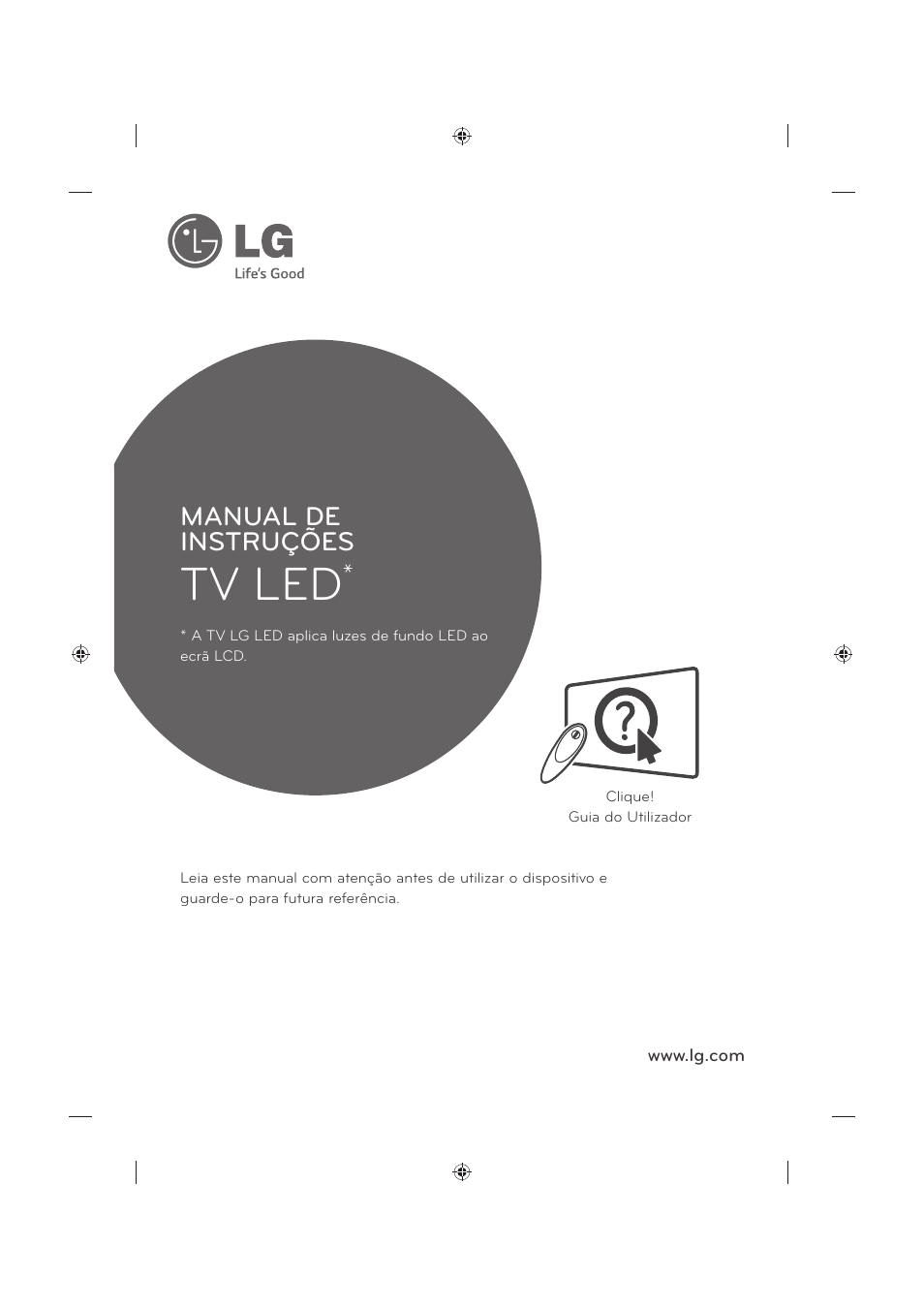 Tv led, Manual de instruções | LG 60LB730V User Manual | Page 219 / 356