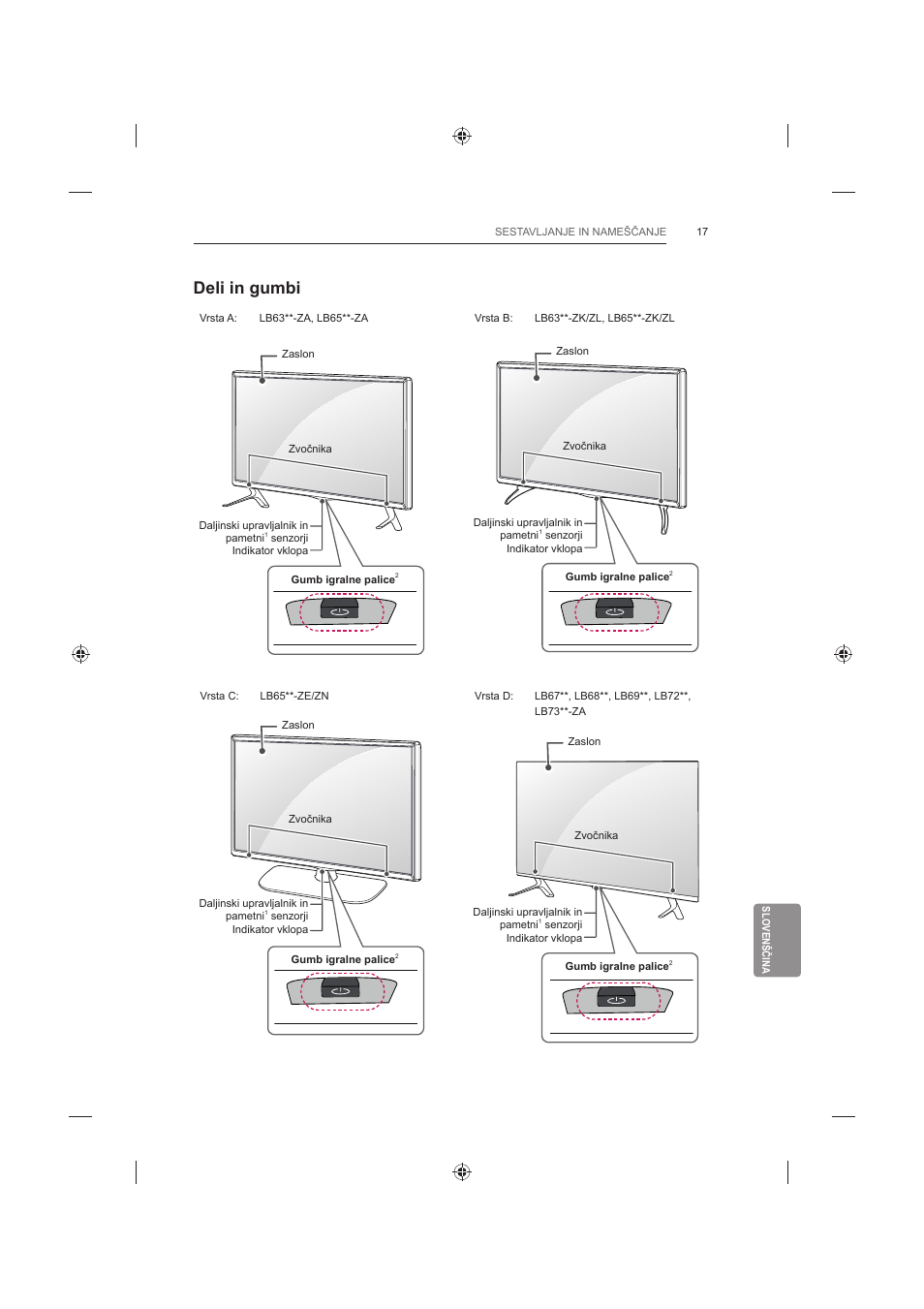 Deli in gumbi | LG 60LB730V User Manual | Page 331 / 356