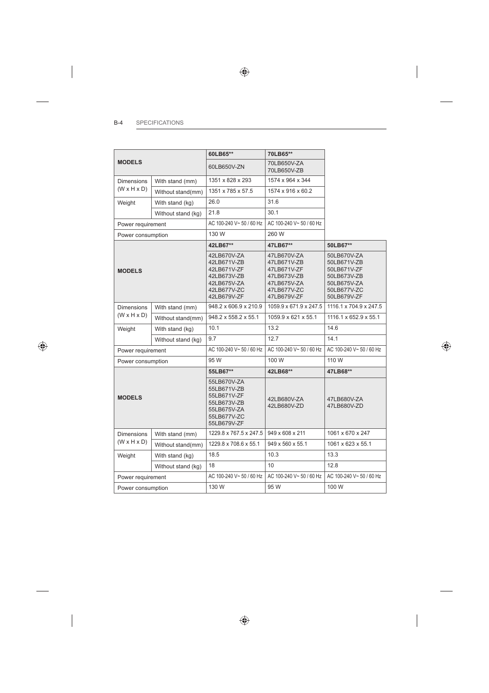 LG 60LB730V User Manual | Page 350 / 356