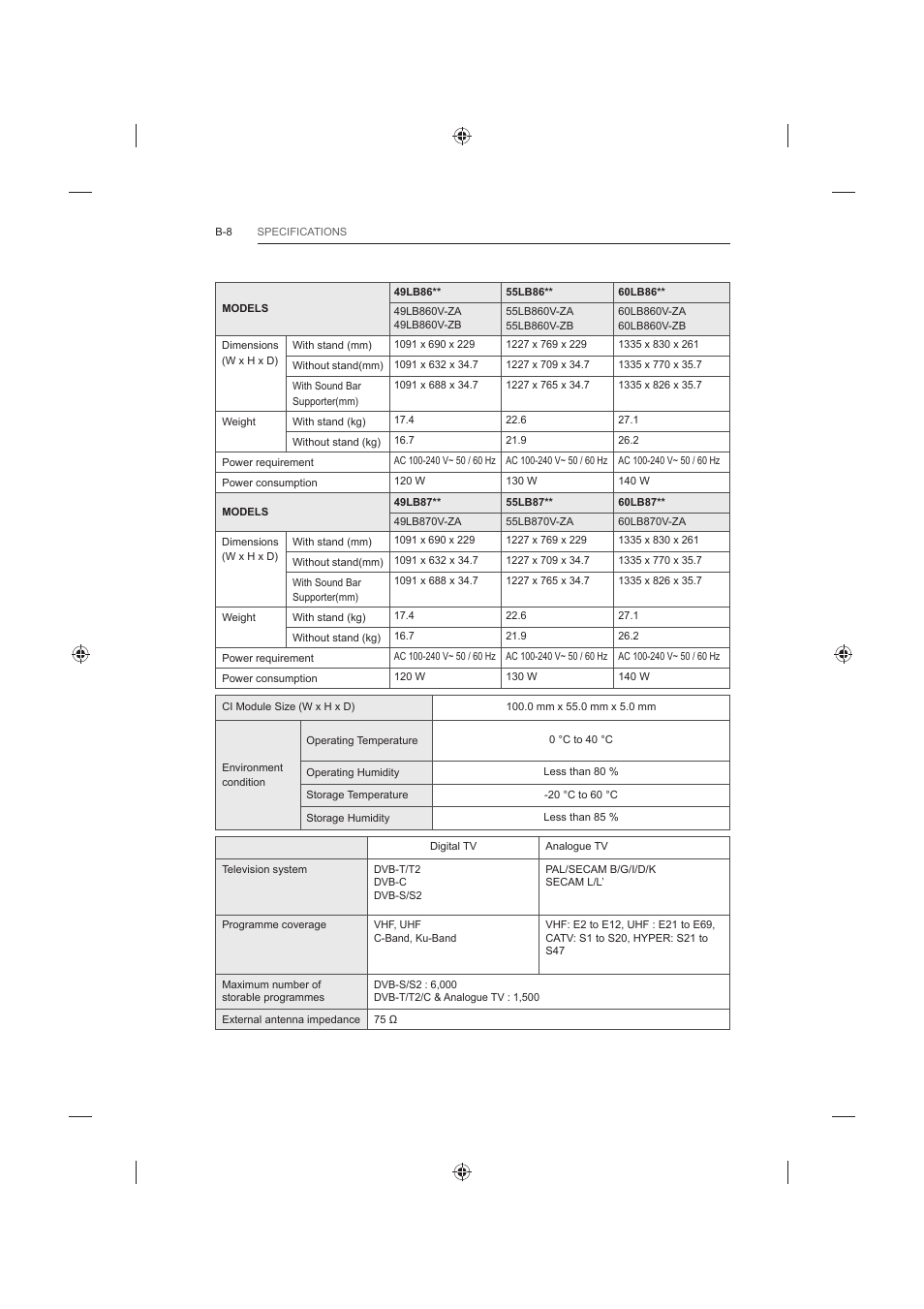 LG 60LB730V User Manual | Page 354 / 356