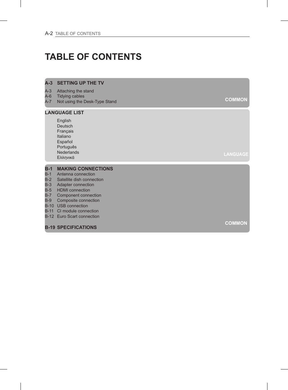 LG 32LS3590 User Manual | Page 4 / 214