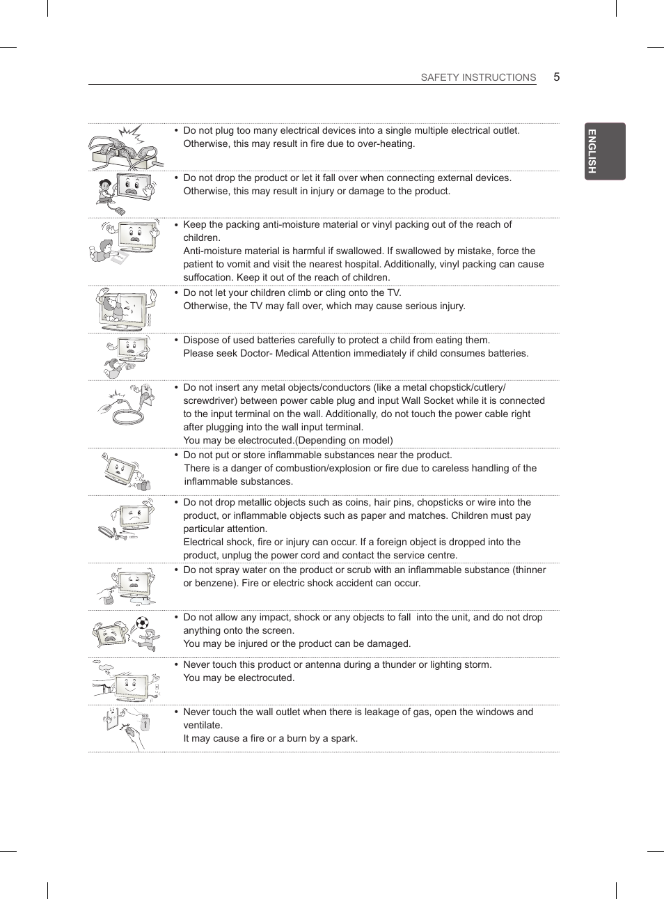 LG 26LN450B User Manual | Page 12 / 223
