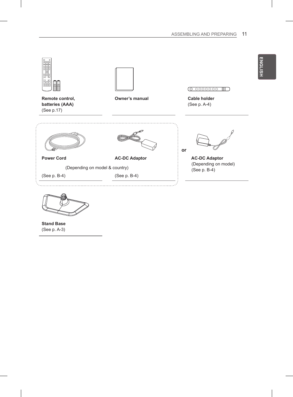 LG 26LN450B User Manual | Page 18 / 223