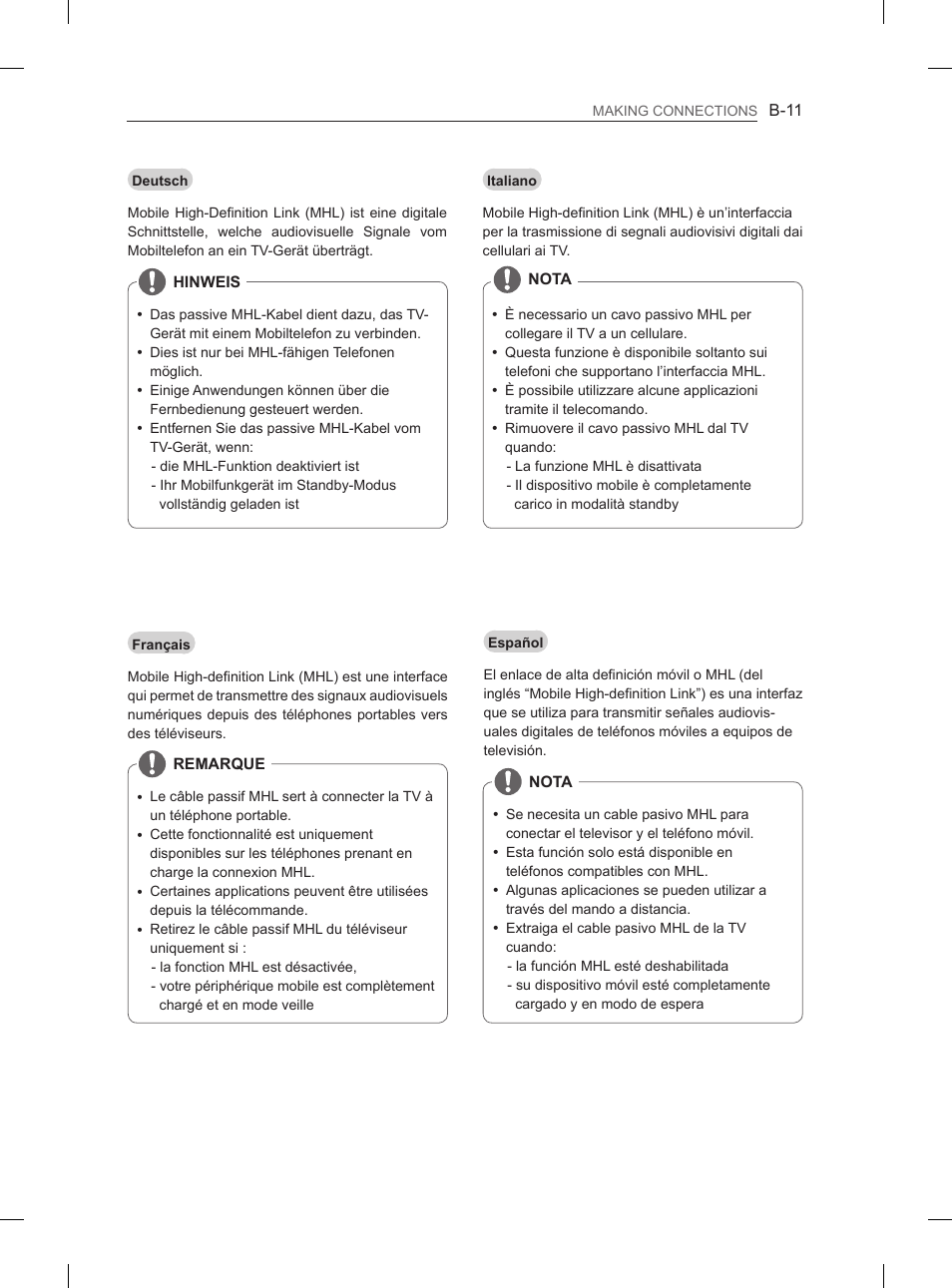 LG 26LN450B User Manual | Page 202 / 223