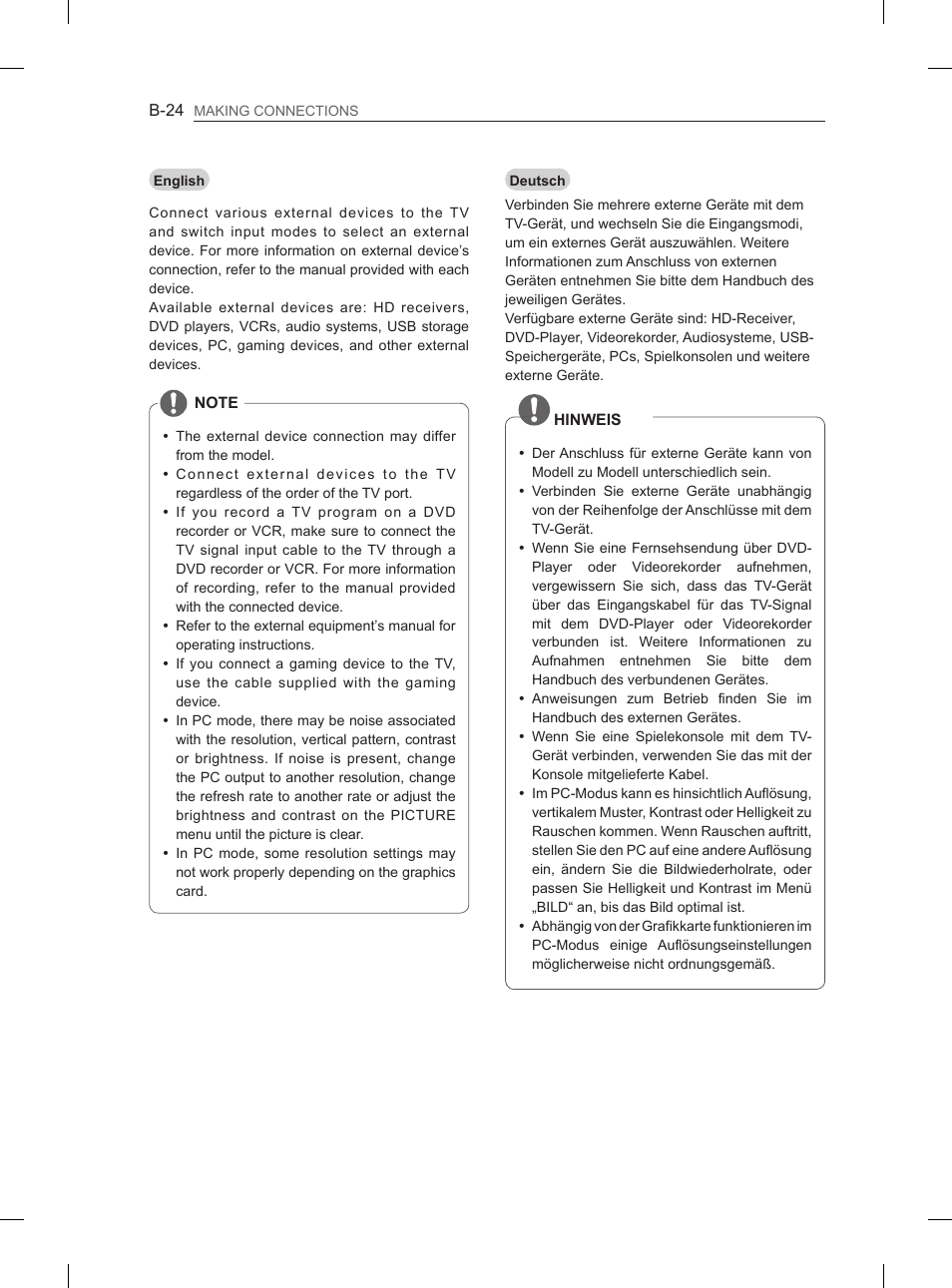 LG 26LN450B User Manual | Page 215 / 223