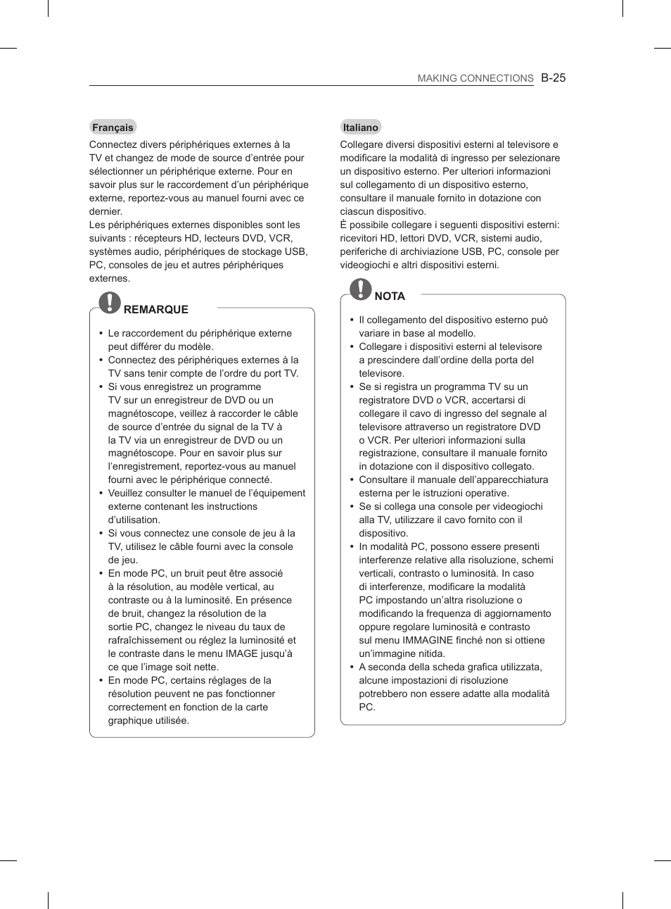 LG 26LN450B User Manual | Page 216 / 223