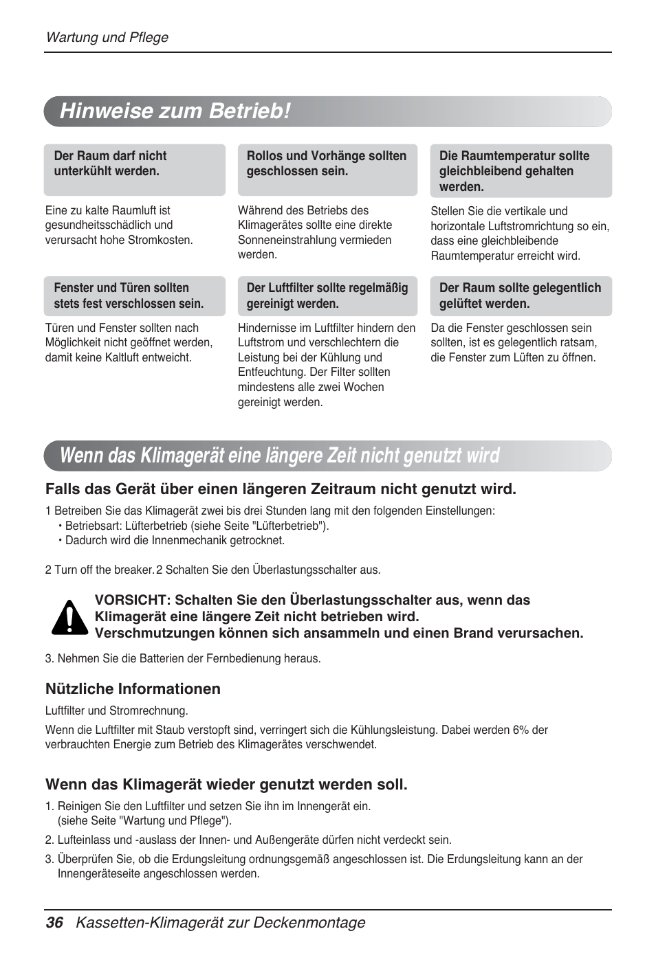 Hinweise zum betrieb | LG UT30 User Manual | Page 188 / 304
