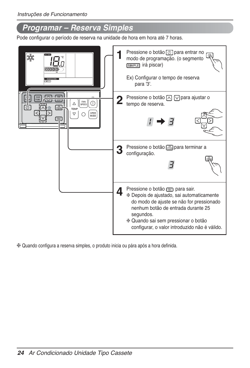 Programar – reserva simples | LG UT30 User Manual | Page 252 / 304