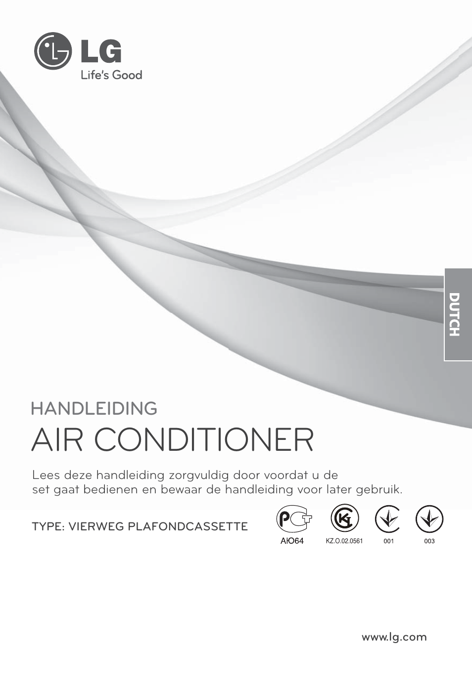 Air conditioner, Handleiding | LG UT30 User Manual | Page 267 / 304