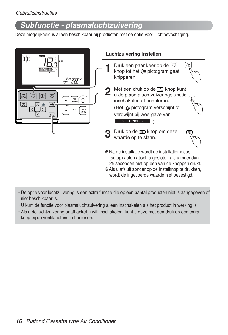 Subfunctie - plasmaluchtzuivering | LG UT30 User Manual | Page 282 / 304
