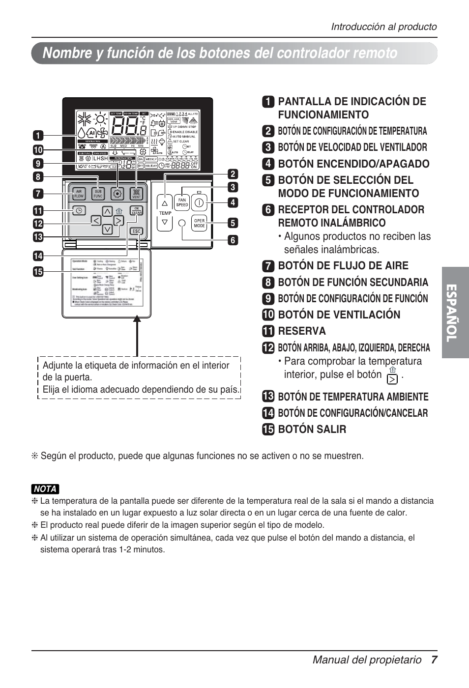Español | LG UT30 User Manual | Page 83 / 304