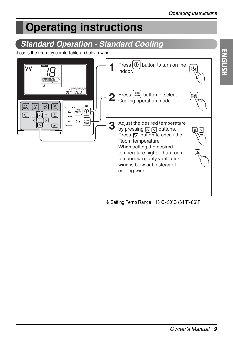 Operating instructions | LG UT30 User Manual | Page 9 / 304