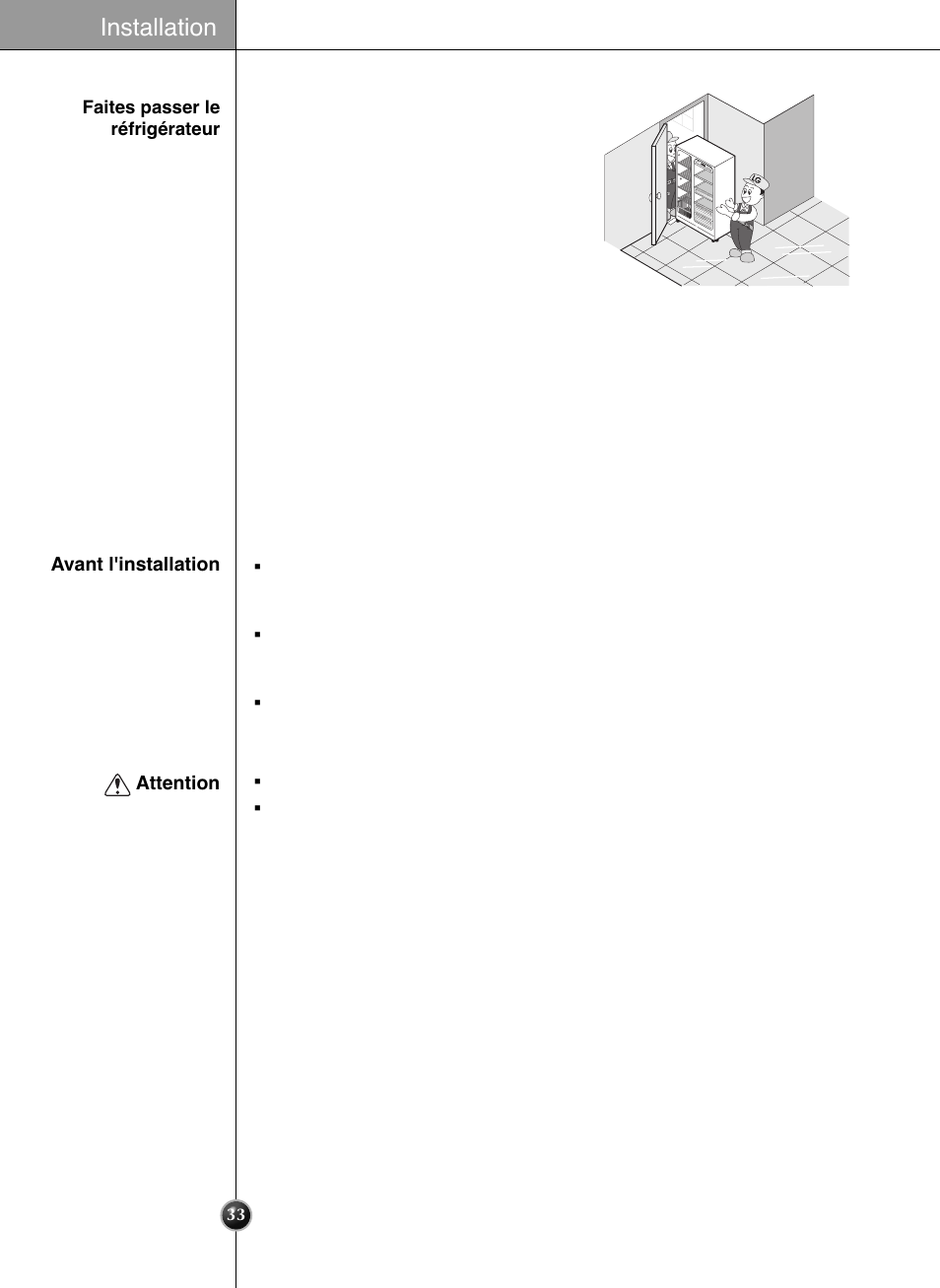 Installation | LG GWL2275YLQA User Manual | Page 33 / 82